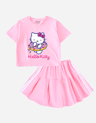 Set chân váy bé gái Hello Kitty Bomines