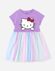 Váy bé gái tay ngắn Hello Kitty Bomines