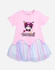 Váy bé gái hoạt hình Kuromi Bomines
