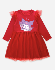 Váy cho bé gái tay dài Kuromi Bomines