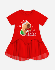 Váy bé gái Giáng sinh Bomines