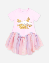 Váy Tết bé gái hoạt hình Cinnamoroll Bomines, Đầm Tết cho bé gái