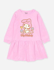Váy bé gái My Melody, đầm tay dài cho bé gái