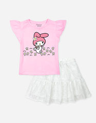 Set chân váy bé gái Sanrio