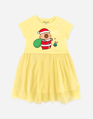 Váy bé gái phối lưới Capybara