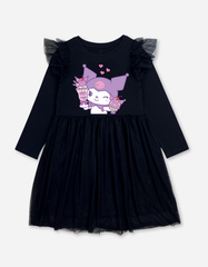 Váy cho bé gái tay dài Kuromi Bomines