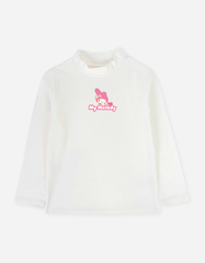 Áo tay dài bé gái Kuromi Hello Kitty Bomines