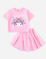 Set váy bé gái Melody Cinnamoroll Bomines, Bộ áo chân váy Kuromi