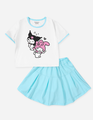 Set váy bé gái Kuromi & My Melody