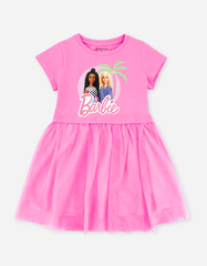 Váy bé gái phối lưới Barbie