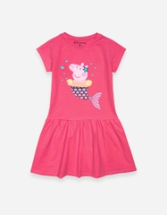 Váy bé gái tay ngắn heo Peppa