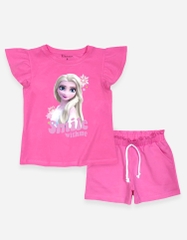 Đồ bộ ngắn bé gái Elsa Smile