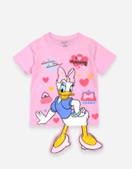 Áo thun tay ngắn bé gái hoạt hình Disney