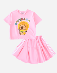Set váy bé gái Capybara