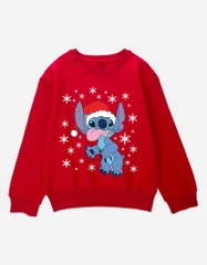 Áo sweater Stitch tay dài bé gái bé trai