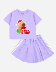 Set váy bé gái Capybara