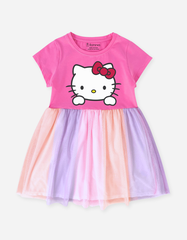 Váy bé gái tay ngắn Hello Kitty Bomines