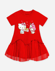 Váy bé gái Hello Kitty Bomines