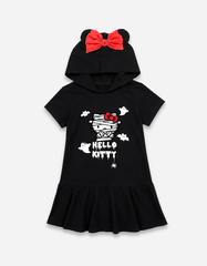 Váy bé gái có nón Kuromi Hello Kitty Halloween