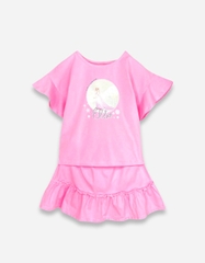 Set chân váy tay phồng bé gái công chúa Elsa