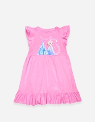 Váy babydoll tay cánh tiên bé gái công chúa Elsa