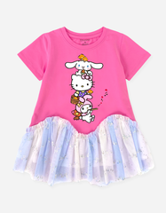 Váy bé gái phối lưới Sanrio
