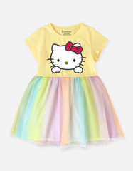 Váy bé gái tay ngắn Hello Kitty Bomines