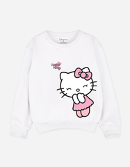 Áo bé gái Kuromi Bomines, Áo nỉ da cá cotton họa tiết cho bé 3 -12t, 14-40kg ATDSAN