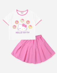 Set váy bé gái Hello Kitty Bomines