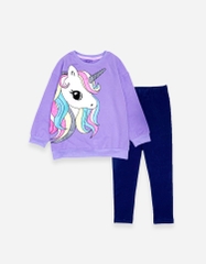 Đồ bộ dài bé gái Unicorn