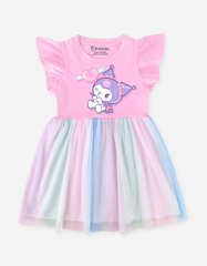 Váy bé gái phối lưới Kuromi