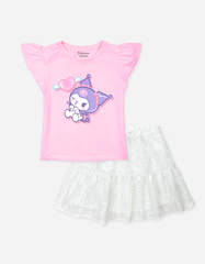 Set chân váy bé gái Sanrio