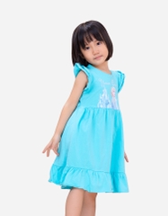 Váy bé gái tay cánh tiên babydoll công chúa Elsa