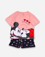 Đồ bộ ngắn bé gái Mickey Minnie