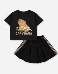 Set váy bé gái Capybara