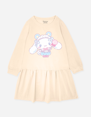 Váy bé gái Cinnamoroll, đầm tay dài cho bé gái