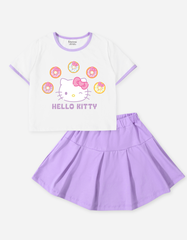 Set váy bé gái Hello Kitty Bomines