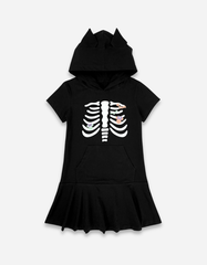 Váy bé gái có nón Kuromi Hello Kitty Halloween