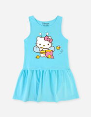 Đầm cotton sát nách Hello Kitty