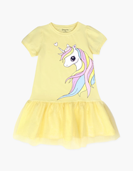 Váy bé gái tay ngắn Kỳ Lân Unicorn
