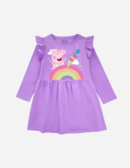 Váy bé gái tay dài Peppa Pig