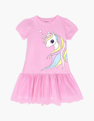 Váy bé gái tay ngắn Kỳ Lân Unicorn