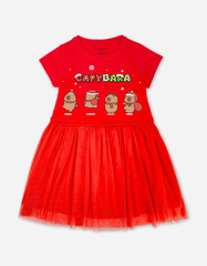 Váy bé gái phối lưới Capybara