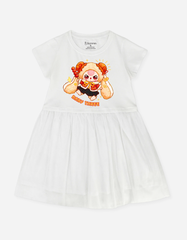 Váy bé gái Babythree Bomines, đầm Tết bé gái