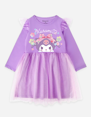 Váy cho bé gái tay dài Kuromi Bomines