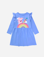 Váy bé gái tay dài Peppa Pig