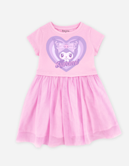 Váy bé gái phối lưới Bomines Sanrio Kuromi, Hello Kitty, Cinnamoroll, My Melody