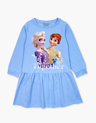 Váy bé gái mùa thu tay dài Elsa Anna