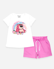 Đồ bộ ngắn bé gái Gấu dâu Lotso