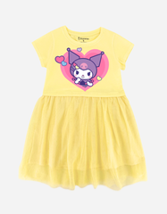 Váy bé gái phối lưới Kuromi
